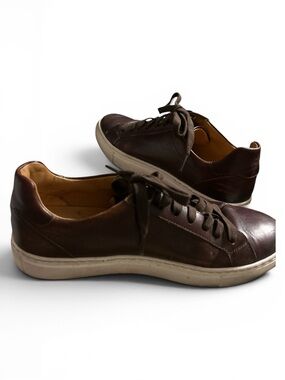 Magnanni for Saks Fifth Avenue Brown Leather Sneakers Men’s Size 7